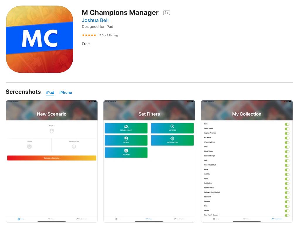 M Champions Manager